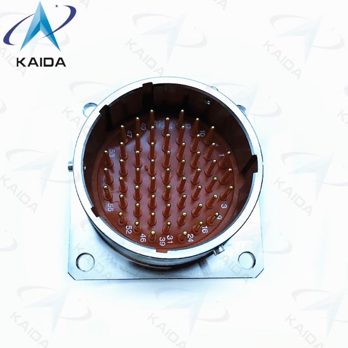 15 Shell Size Circular Electrical Connector Gold Contact Finish For MIL-DTL-38999 Series 2
