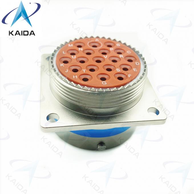 19 Female Pins MIL-DTL-26482 Connector Electroless Nickel Finsh Mil Dtl 26482 Series Ii 1