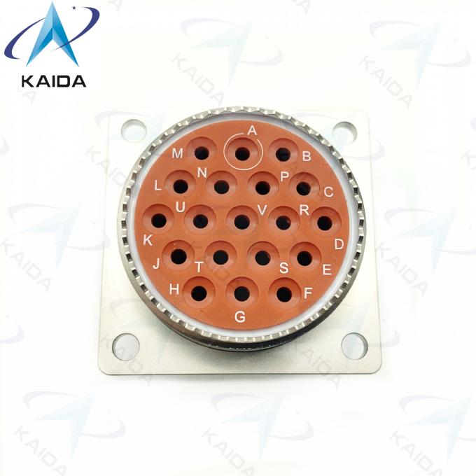 19 Female Pins MIL-DTL-26482 Connector Electroless Nickel Finsh Mil Dtl 26482 Series Ii 4