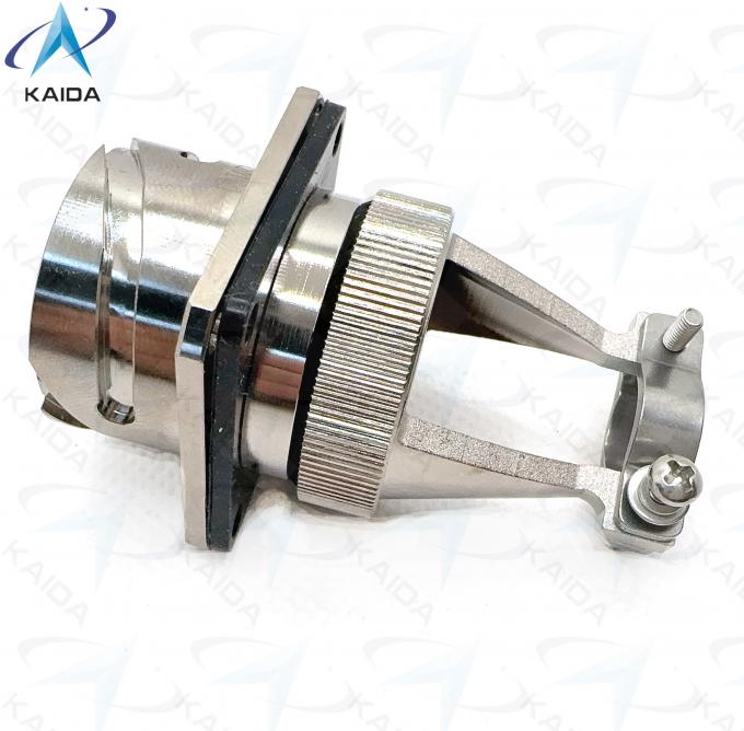 19 Shell Size Receptacle With Straight Clamp Back Shell Durable Electroless Nickel Connector YPM4-19-2J2 Receptacle With Straight Clamp Back Shell 2