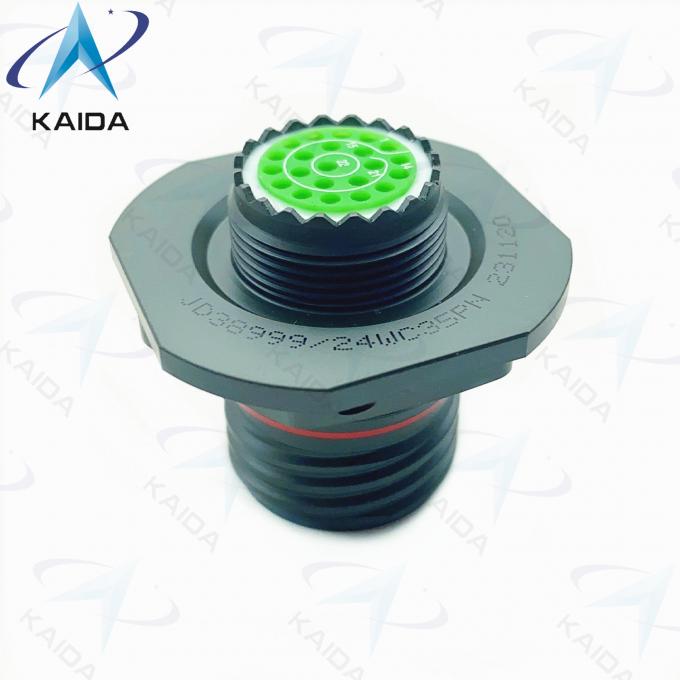 22 Male Pins MIL-DTL-38999 Connector Iii Olive Green Cadmium D38999 24WC35PN 1