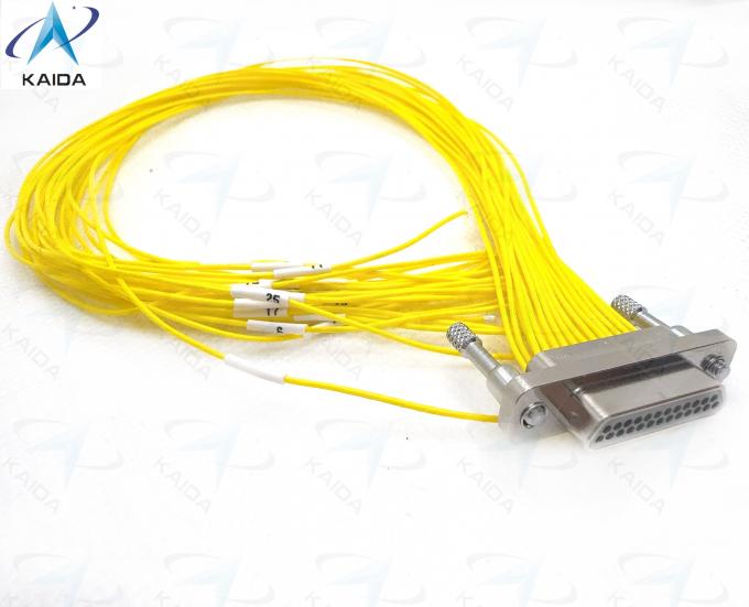 25 Contact Micro-D Metal Shell Aluminium Material For Industrial Micro Rectangular Electrical Connector CDbA-31TY 1.27mm Contact Spacing CDBA-25TY+30CM 2