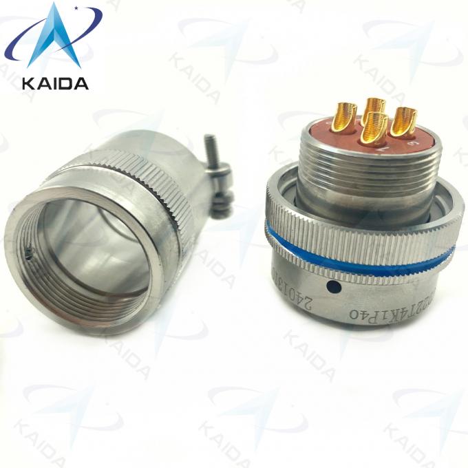 25A-300A Current Rating Stainless Steel Passivated Plug XCD22T4K1P40 With Cable Clamp 1