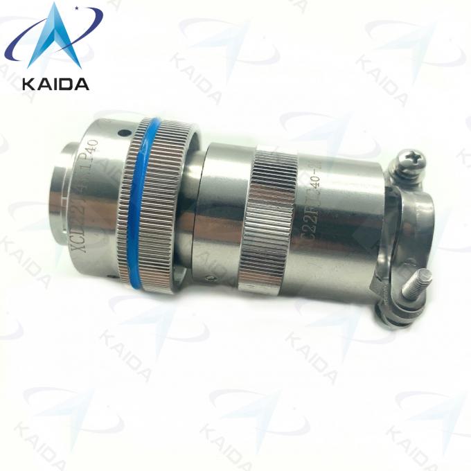 25A-300A Current Rating Stainless Steel Passivated Plug XCD22T4K1P40 With Cable Clamp 2