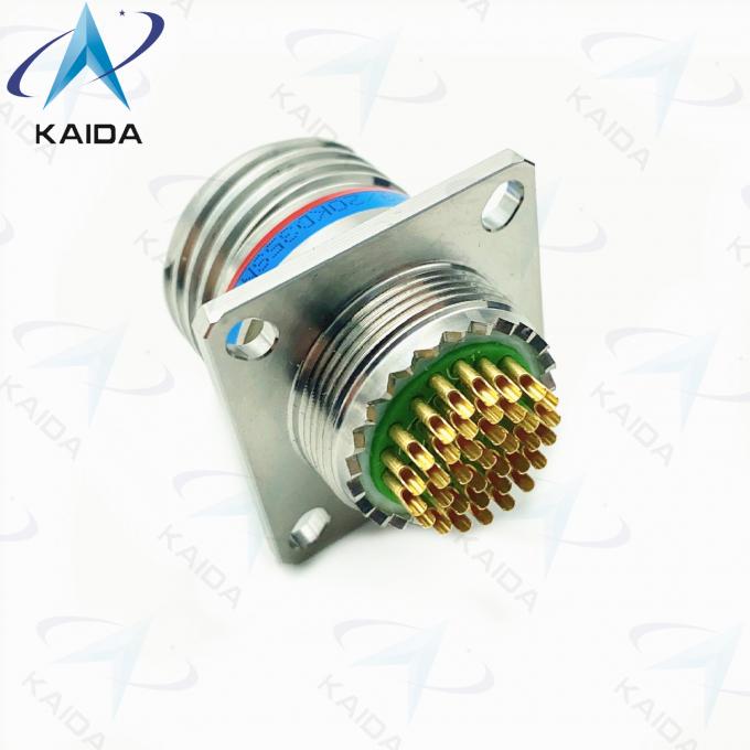 37 Female Pins MIL-DTL-38999 Connector Solder Contact M38999 Series Iii 2