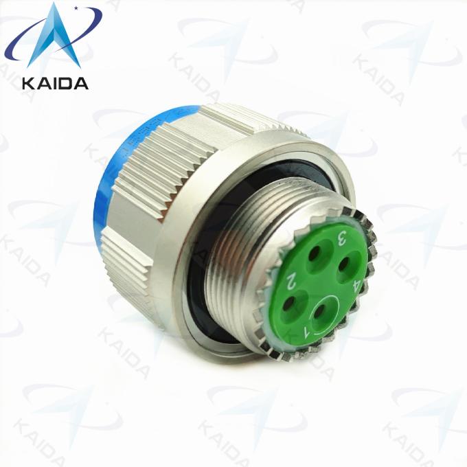 4 Female Pins MIL-DTL-38999 Series 3 D38999 Connector High Shock Resistance 2