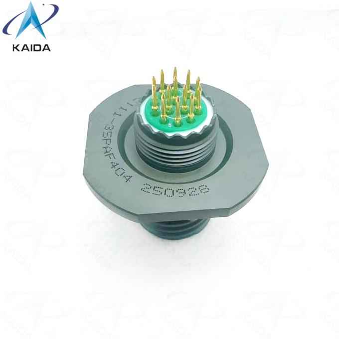 5 A Current Rating MIL-DTL-38999 Series Ⅲ Jam Nut Receptacle for Industrial and Aerospace Applications.Olive Green Cadmium.TV07WCI11-35PA 1