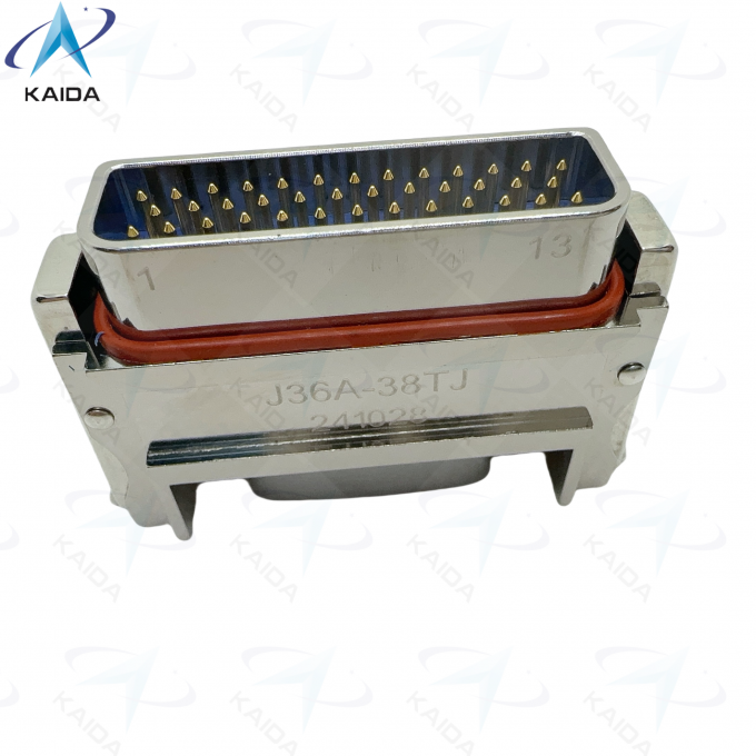 500 Cycle Rectangular Connectors with 38 Contacts and 3A Current Rating.J36A-38TJ.Solder termination and small volume. 3