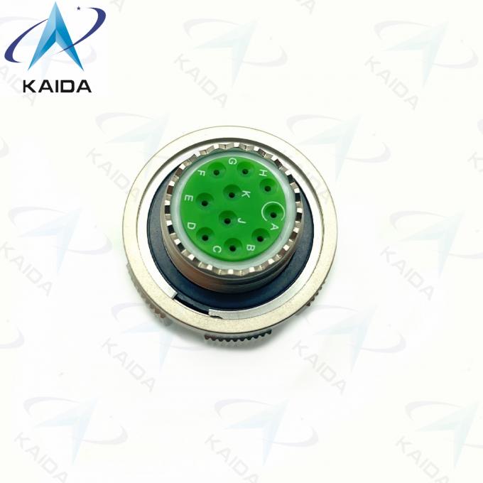 500V MIL-DTL-38999 Series Ⅲ Plug Connector For  D38999/26FC98SN Electroless Nickel 10 Female Pins.8D Series. 3