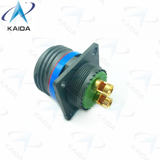500V MIL-DTL-38999 Series Ⅲ Threaded Connector D38999/20WE62PN-H.2 8# Power Contact Olive Green Cadmium 8D Series 3