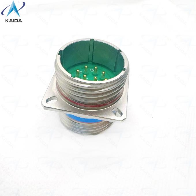 55°C To 125°C MIL DTL 38999 Series Ⅲ Connectors Voltage Rating 500V Ruggedized Circular Connectors For Harsh Conditions.Thru Bulkhead Receptacle.PC Tail.D38999/20YF11CN 1