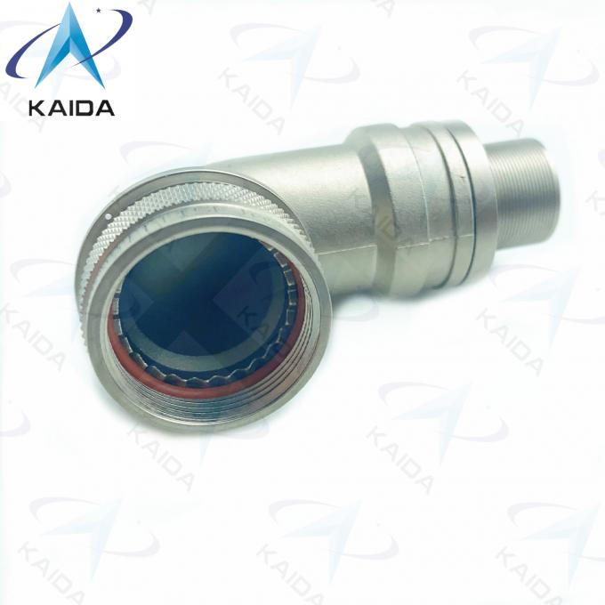 90° Spin Coupling Electroless Nickel EMI/RFI Connector Backshell J599Ⅲ15FJA90FA-07 1