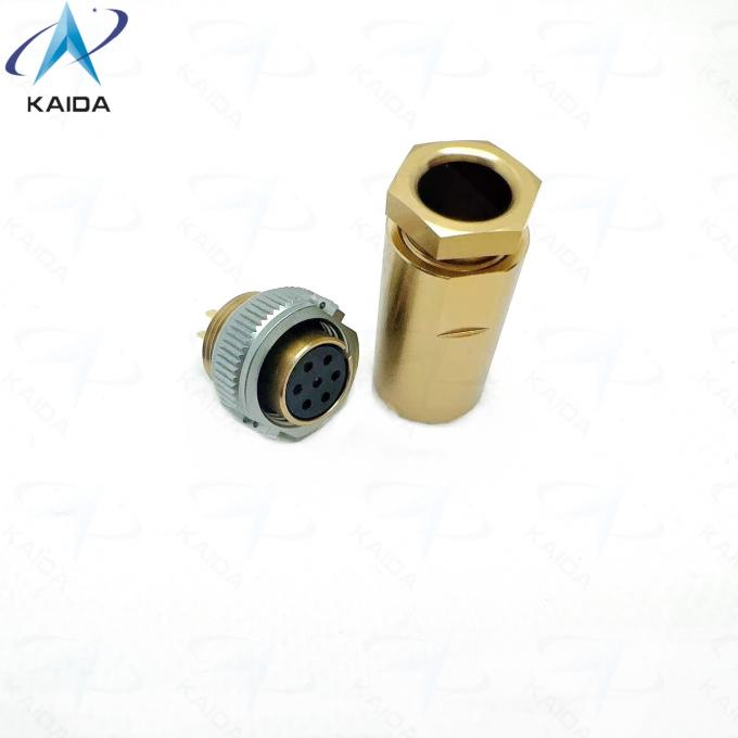 Aluminum Alloy, Chromated Finish.PC-7TK.Straight Plug 4 pins.Russian Standard PC Series Connectors.PC-7TB 0