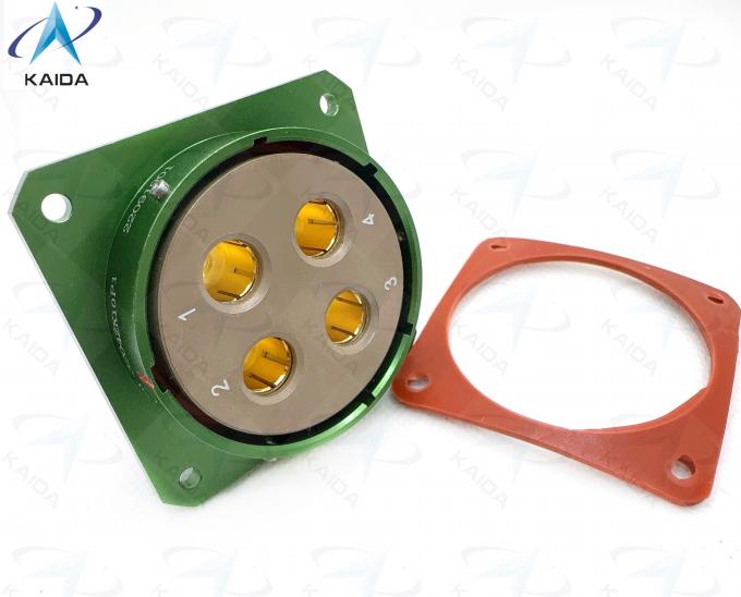 Aluminum Circular Electrical Connector -55C To 125C for Heavy-Duty Industrial Machinery.in Extreme Temperatures.High-current Connector. Y50DX-3204ZK10P1 1