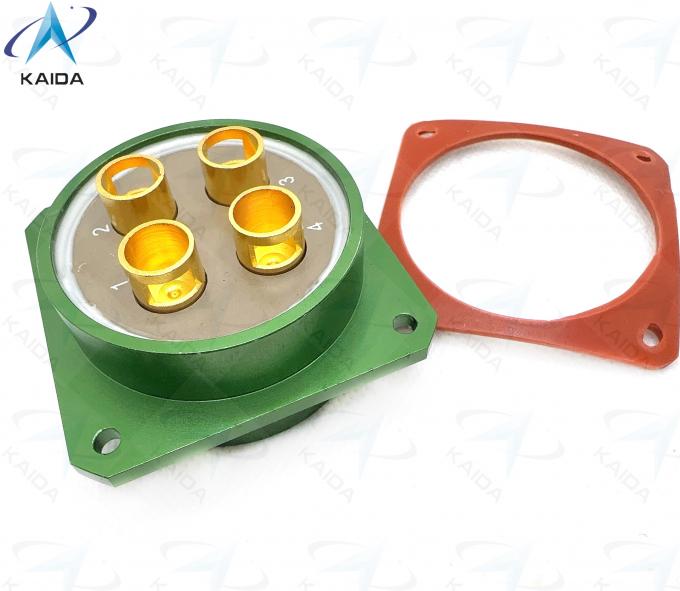 Aluminum Circular Electrical Connector -55C To 125C for Heavy-Duty Industrial Machinery.in Extreme Temperatures.High-current Connector. Y50DX-3204ZK10P1 2