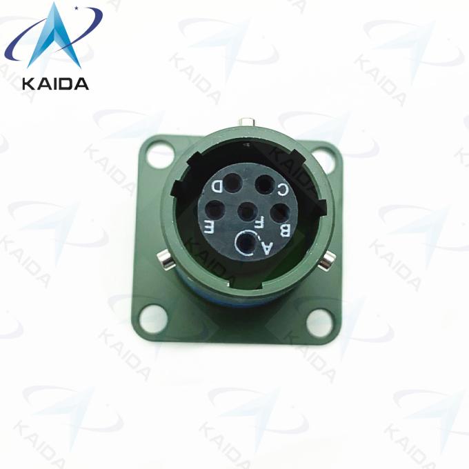 Circular D38999 Series 1 Connector Gold Plating Wall Mounting MIL-DTL-38999 Connector 3