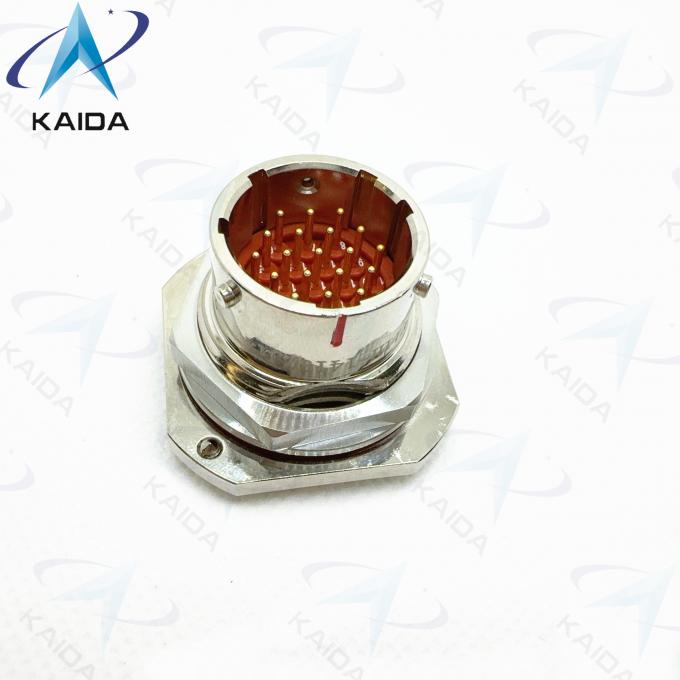 Circular Receptacle with Y11P Series Aluminum Pins for PCB Mount Low Current Y11H-1419ZJ14.Hermetic Receptacle. 2