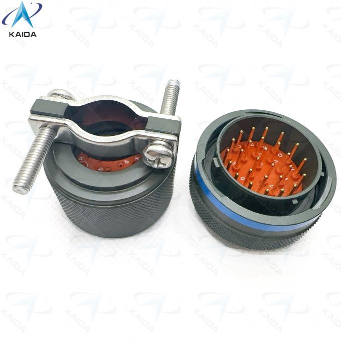 Connector Type Miniature Connector MIL-DTL-26482 Series Ⅰ Gender Plug With Straight Cable Clamp.MS3116F20-27PN 1