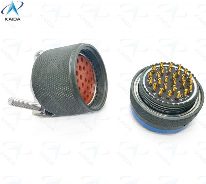 Connector Type Miniature Connector MIL-DTL-26482 Series Ⅰ Gender Plug With Straight Cable Clamp.MS3116F20-27PN 2