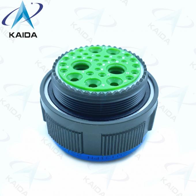 Connector Type Plug for MIL-DTL-38999 Series Ⅲ Copper Alloy.D38999/26WJ31PN. 2 Coax Contact and 29 Power Contact 3