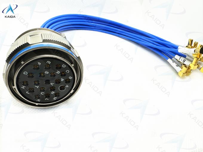 Corrosion Resistant Electroless Nickel Coaxial Cable Plug for D38999/8D Series 1