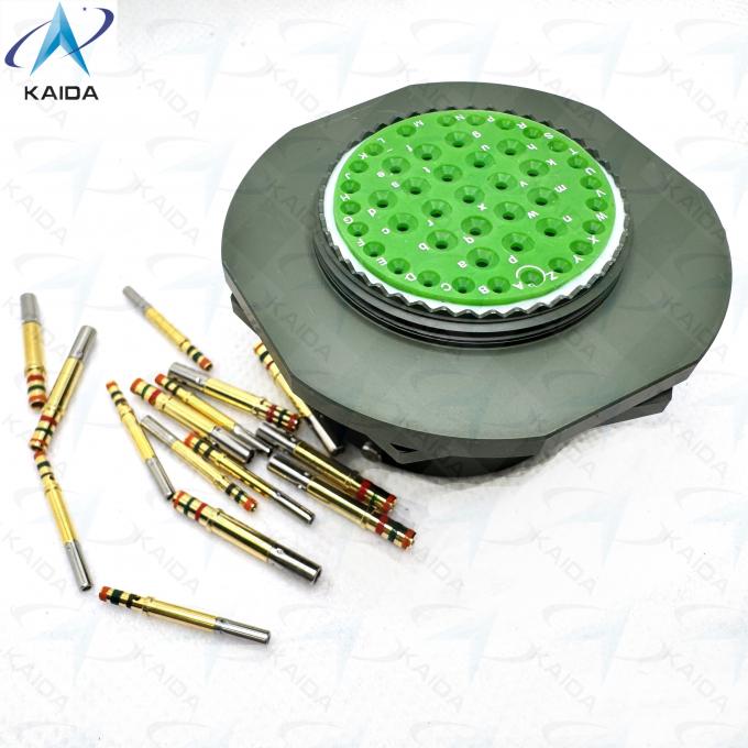 Crimp Contact Type MIL-DTL-38999 Series Ⅰ For 500V Voltage Rating Applications JY27468T25B43SN Olive Green Cadmium Jam Nut Receptacle 1
