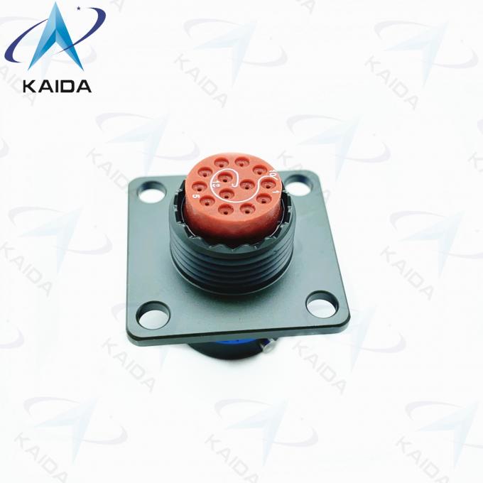 Crimp Wall Mount D38999 Series 2 Receptacle 500V 38999 Ethernet Connector 13 Female Pins.MS27497T10B35S 1