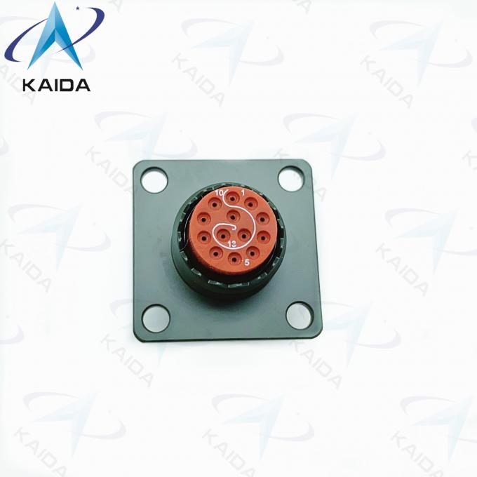 Crimp Wall Mount D38999 Series 2 Receptacle 500V 38999 Ethernet Connector 13 Female Pins.MS27497T10B35S 4