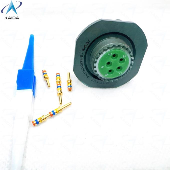Current Rating 13 A MIL DTL 38999 Series Ⅲ Crimp Contact Type Circular Connector Durable Electrical Connection Solutions. D38999/24WD05PN.TV07RW15-05PN.8D7-15W05PN 1