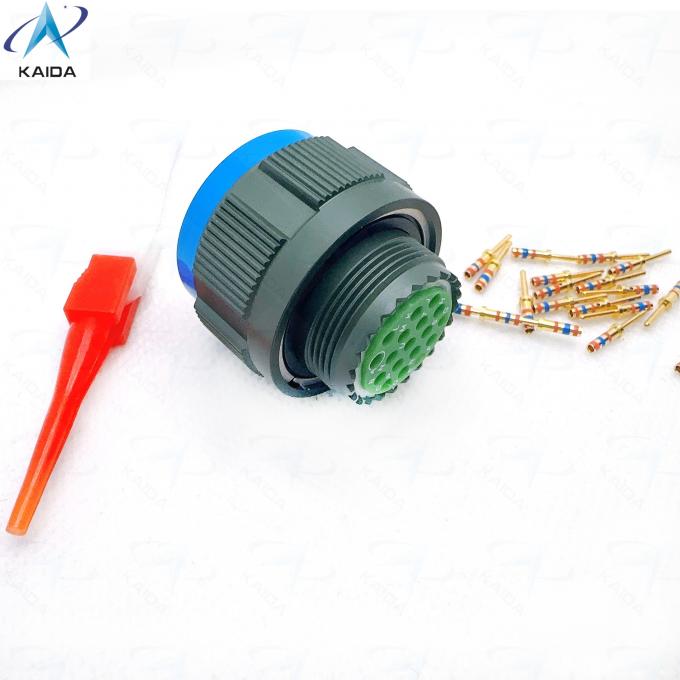 Current Rating 7.5 A MIL DTL 38999 Series Ⅲ Aluminum Shell Material Circular Connector Rugged Electrical Connection Solutions.D38999/26WD18PN.TV06RW15-18PN.8D5-15W18PN 1