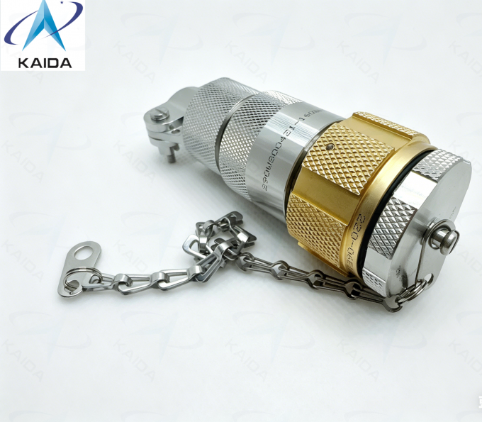 Custom Hermetic Connectors.Low Leak Rate.Stainless Steel Passivated.220-06E16-19PN.Gule Sealed 1