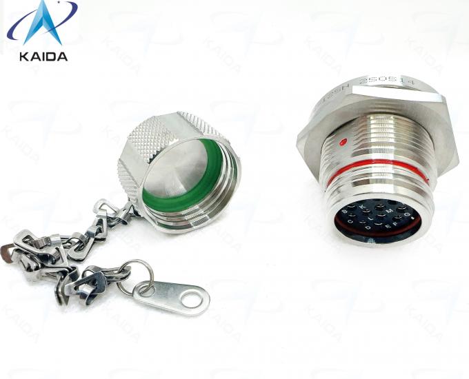 Custom Hermetic Jam Nut Receptacle Stainless Steel Passivated for Long-Lasting Hermetic Sealing Solutions 3