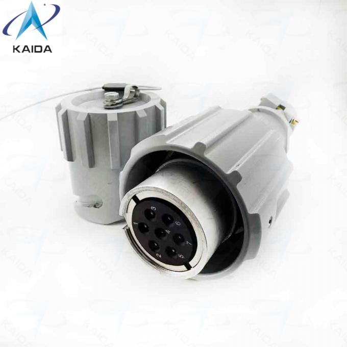 Cylindrical bayonet waterproof connectors РБН1-7-18Ш4-В for outdoor installation。Connectors РБН1 consist of two parts: plug and socket.Plugs and sockets can be either chassis‑mount or cable‑mount. 2
