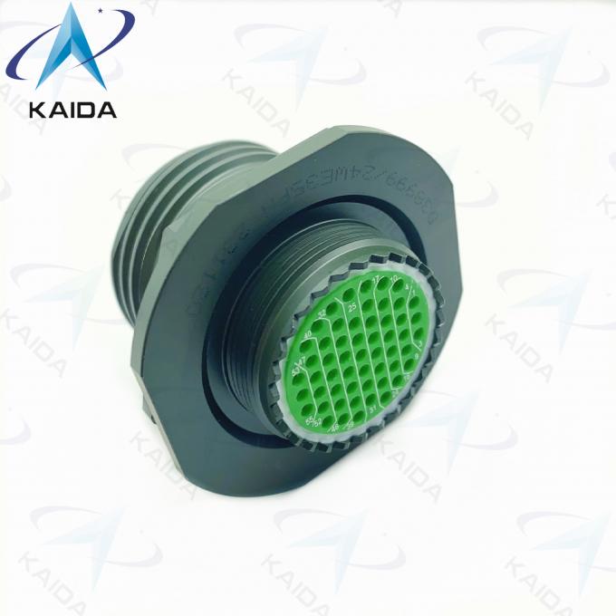 Dependable MIL-DTL-38999 Series 3 Jam Nut Receptacle D38999 24WE35PN 2
