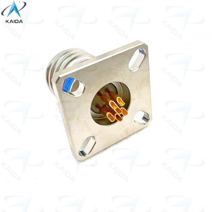 Electroless Nickel Shell 7 A MIL-DTL-38999 Series Ⅲ Hermetic Box Mounting Receptacle D38999/21NA35PN 1