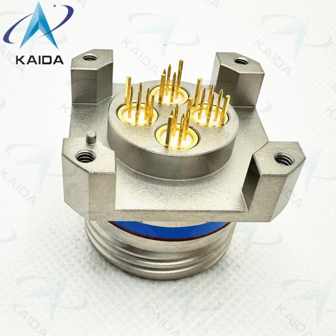 Endurance 500 Cycles Electroless Nickel for Extreme Temperature Environments.Customed Quadrax PCB Contact Receptacle 0