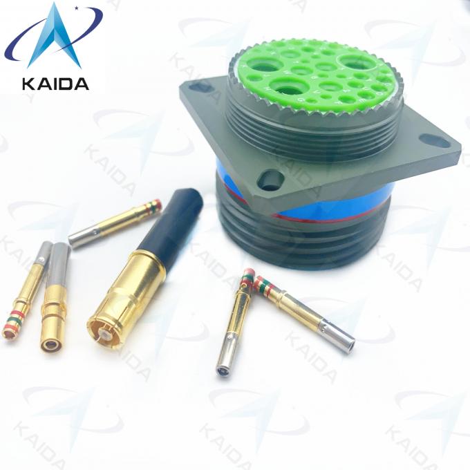 Gold Crimp Contact MIL-DTL-38999 Series Ⅲ Olive Green Cadmium Shell 7A Voltage 500V.D38999/20WJ20SN.8D Series. 2