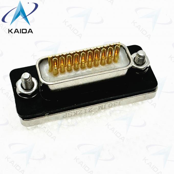Gold Over Contact Durability Rectangular Connectors With 21 Female Contacts Nickel Plating.J30JM-21ZKSP Glue Sealed 0