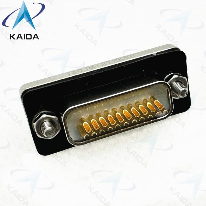Gold Over Contact Durability Rectangular Connectors With 21 Female Contacts Nickel Plating.J30JM-21ZKSP Glue Sealed 3