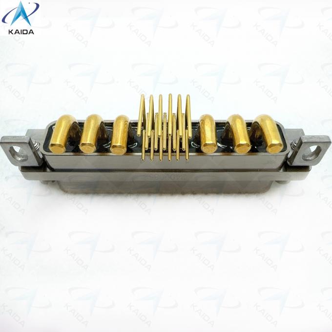Gold Over Nickel Contact Plating Rectangular Connectors For Long-Lasting Performance Elbow PCB Large And Small Current Mixed J30J23P06KPW01W1P040 0