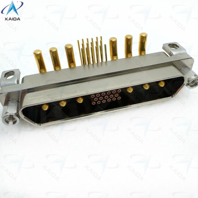 Gold Over Nickel Contact Plating Rectangular Connectors For Long-Lasting Performance Elbow PCB Large And Small Current Mixed J30J23P06KPW01W1P040 1