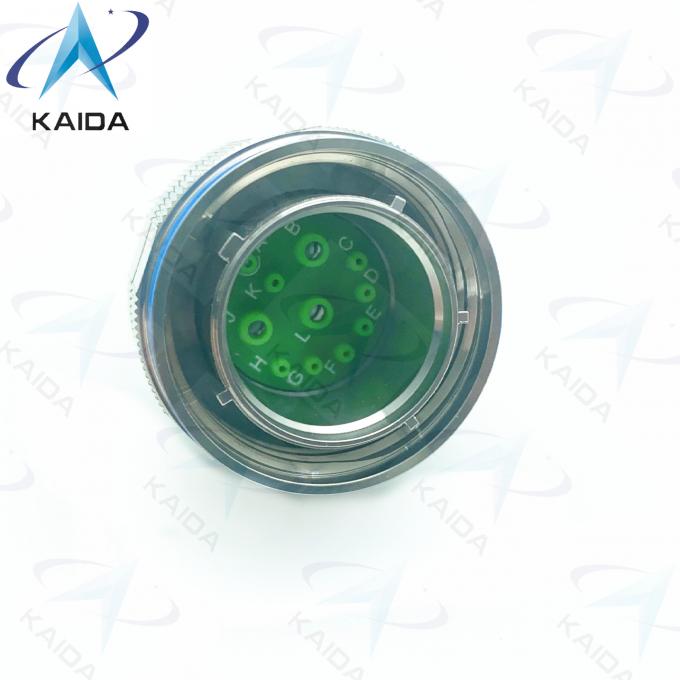 Gold Plated 11 Contacts MIL-DTL-38999 Series 3 Plug Connector.D38999/26KE11PN.Stainless Steel Passivated 8D Series 3