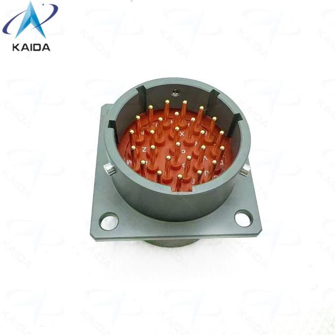 Industrial-Grade MIL-DTL-26482 Series Ⅰ Circular Connector with 500V Voltage and 7.5 A Current Rating.Thru Bulkhead Receptacle.PTB-16-26PS 3