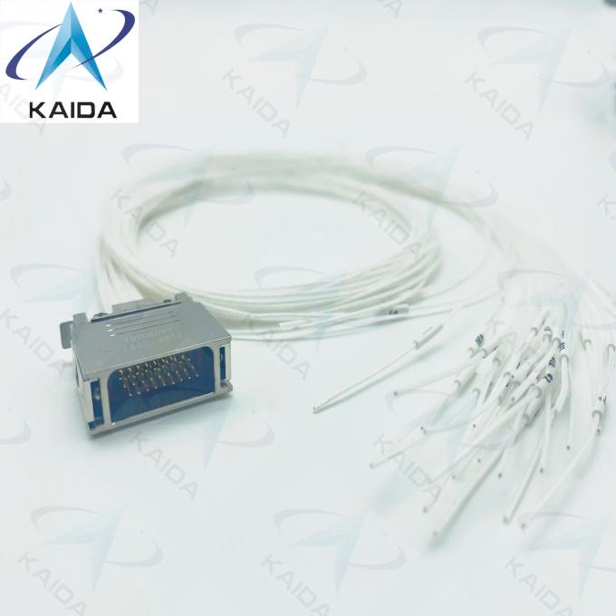 J14F-27TJ  Gold Plated Plug Connector with 60cm Wire 3A Solder Termination and Female Contacts 2