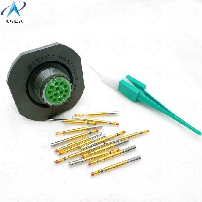 Jam Nut Receptacle Connector MIL DTL 38999 Series Ⅲ 13 Contacts Circular Connector Aerospace Standards.D38999/24WB35SA.TV07RW11-35SA,8D7-11W35SA 1