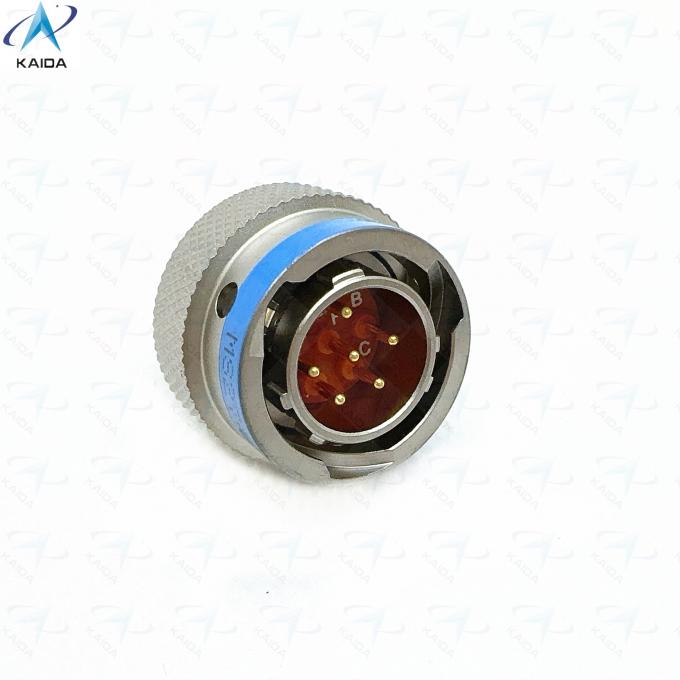 MIL-DTL-38999 Series 2 Thermoplastic Insulator Electroless Nickel Short PCB Tail 6 Contacts Gold Plated MS27484T10F98PCN 3