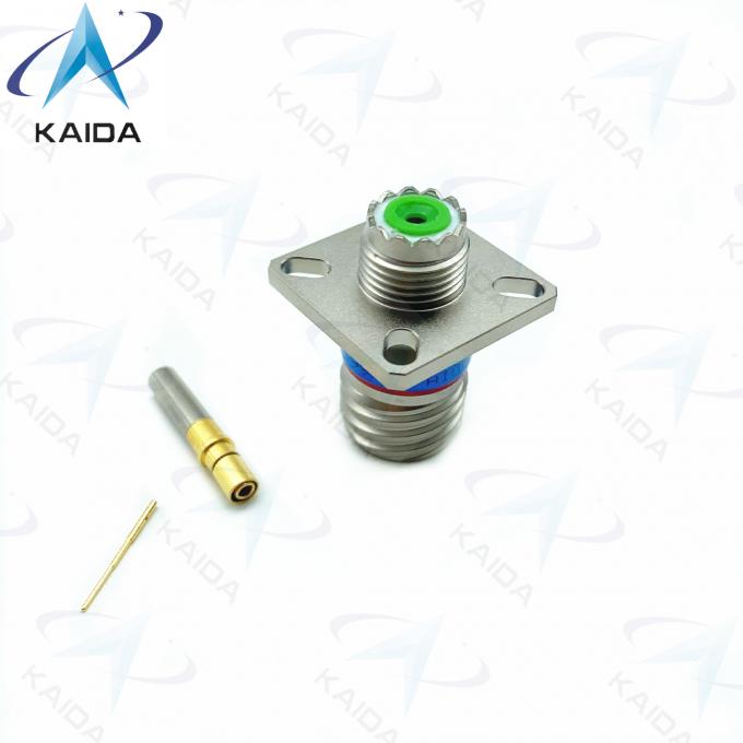 MIL-DTL-38999 Series 3 Receptacle Connector Threaded Coupling 1 Contact D38999/20FA10BN.1 Female Coaxial Contact. 2