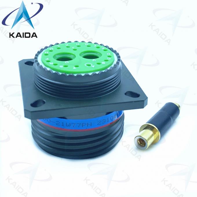 MIL-DTL-38999 Series Ⅲ Connector D38999/20WG79PN High And Low Frequency Mixed Olive Green Cadmium Plating 2