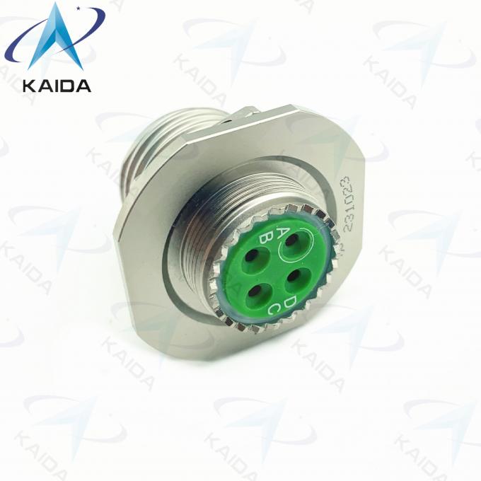 MIL-DTL-38999 Series Ⅲ Jam Nut Receptacle Connector With Crimp Contact Electroless Nickel TVS07RF15-04P.8D Series 2
