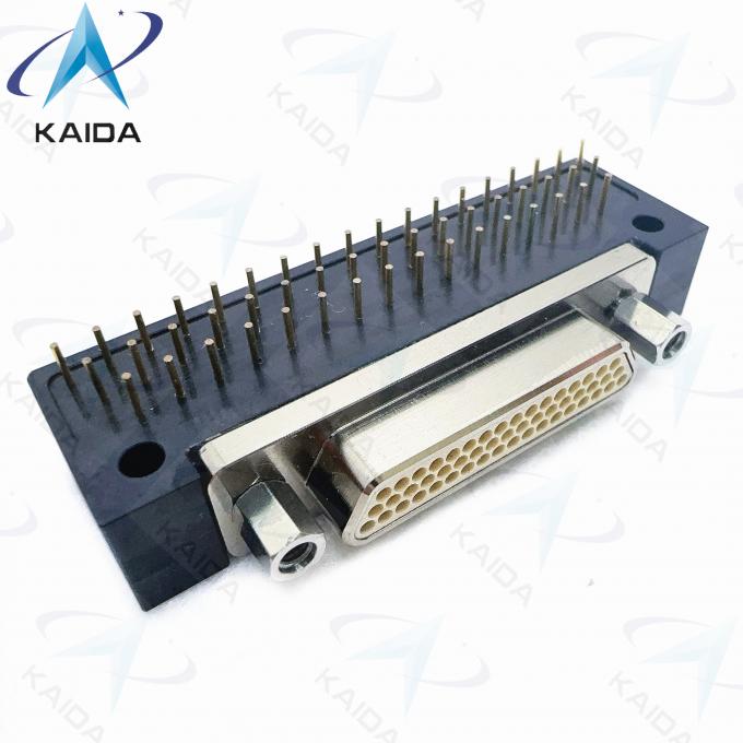MIL-DTL-83513 51 Contact Right Angle Micro D Connectors -55 To 125.C.MWDM2L-51PBRP-110 MWDM Series 51 PCB Contacts 1